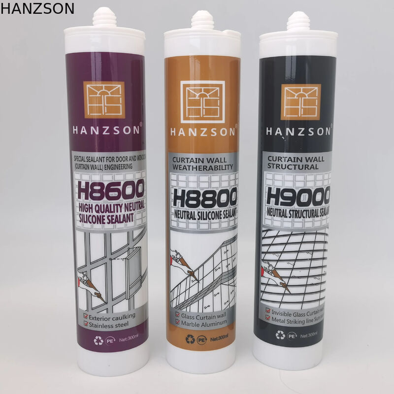 Neutral Curtain Wall Caulking Glue High Temperature Silicone Curing Adhesives for Glass Window Structural Silicone Sealant