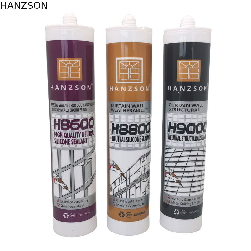 Environmentally Friendly Curing Adhesives for Glass 8600 Window Adhesives Neutral Silicone Sealant Glass Caulk Silicone