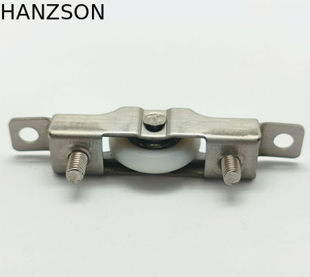 608zz عجلات دوارة للباب الانزلاقي 40.2 × 18.0 × 19.2 ملم مطلي بالكروم