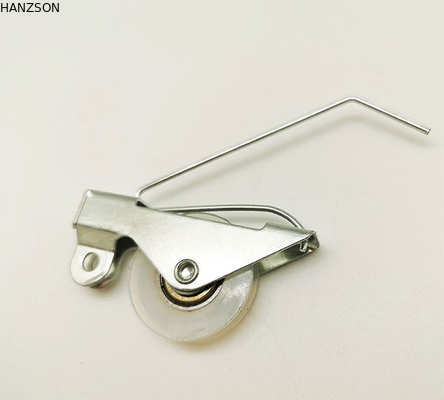 غطاء بلاستيكي من الألومنيوم بكرات الباب المنزلق 1.2 مم مادة الصاج OEM