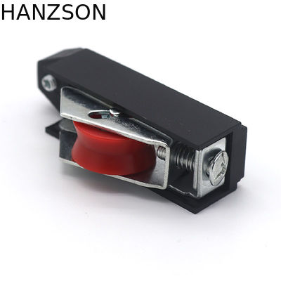 بكرات الباب الألومنيوم ODM ، بكرات النوافذ الزجاجية المنزلقة من النايلون مادة sS201