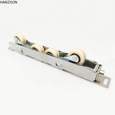 U Groove UPVC Window Roller ، بكرات باب زجاجي منزلق من POM تحمل 626zz