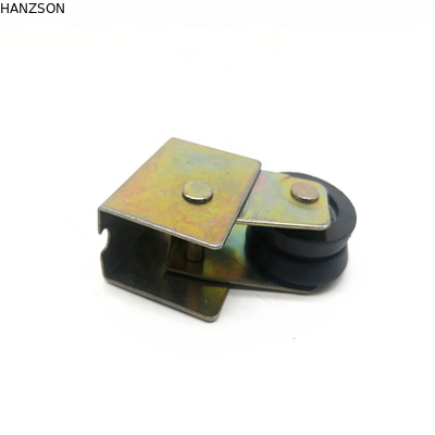 بكرة عجلة بوابة منزلقة متينة ، عجلة تحمل البوابة W18xH34xL42mm