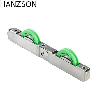 SS201 SS304 بكرات باب جرار 25 مم نصف قطر 8.5 مم حجم عجلة السماكة