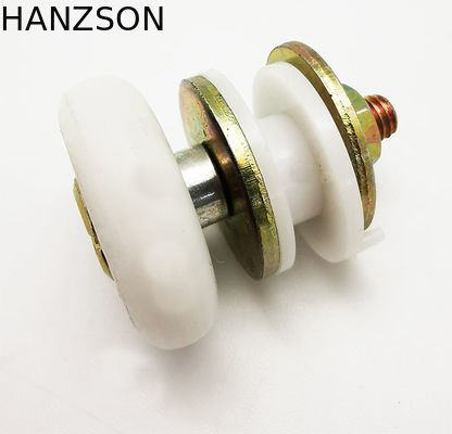 بكرات باب النايلون النحاسية OEM لشهادة ISO9001 2000 كابينة الاستحمام