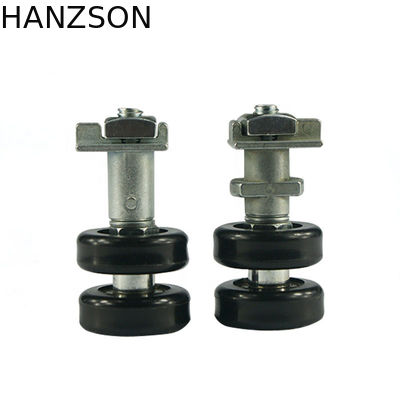 بكرات نايلون حديثة للخدمة الشاقة ، عجلة شرفة زجاجية من Zamark Pa6 مادة U Groove