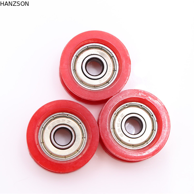 عجلات دوارة لخزانة الملابس المنزلقة على شكل حرف U مقاس 626zz تحمل 6 × 21 × 8 مم