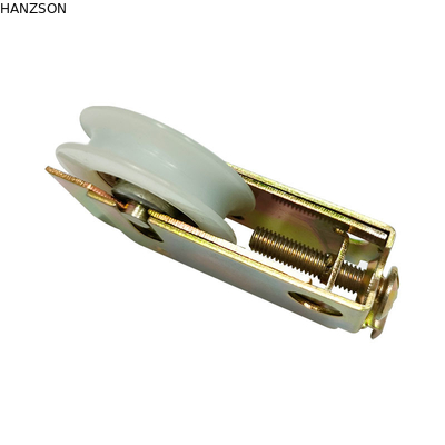 خزانة انزلاق الباب بكرات الحديد الزنك سطح أكسدة المواد